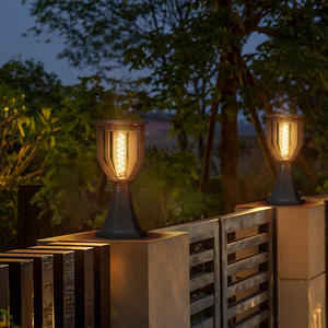 Lámpara <span class=keywords><strong>Solar</strong></span> de Poste LED de 30W, ABS, con Sensor de Luz, IP65 Impermeable, Alto Brillo, para Decoración de Jardín y Villa - Product Image 4