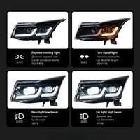 Feux avant Hetop Cruze 2008-2016, lampes avant améliorées, feux LED pour voiture, feux de jour DRL, accessoires de tuning pour Chevrolet