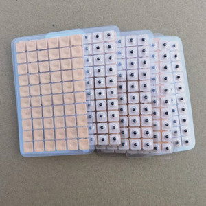 Patchs d'acupression auriculaire, patchs ronds de stimulation par pression des points d'acupuncture, patchs de massage des points d'acupuncture auriculaires, patchs de pression des points d'acupuncture, oreille - Product Image 3