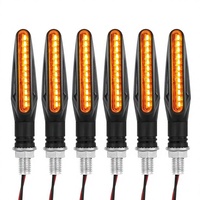Bande LED universelle 12V à clignotants séquentiels pour moto, scooter électrique, VTT et modèles modifiés