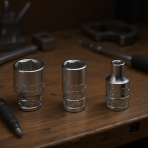 Fervi Hexagon <b>Socket</b> Wrench Normal Series 3 Piece Set Metric - Product Image 3