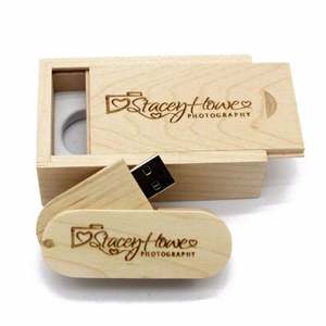 Clé USB en bois personnalisée, boîte USB, clé USB 4 Go, 8 Go, 16 Go, 32 Go, 64 Go - Product Image 3