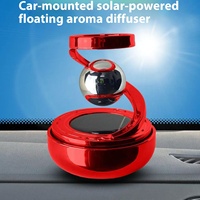 Désodorisant solaire pour voiture Aromathérapie pour voiture Ornements de parfum à énergie solaire Accessoires d'intérieur de parfum de voiture de haute qualité