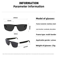 Gafas de Sol Inteligentes con Bluetooth, Multifuncionales e Innovadoras, con Música, Llamadas, Navegación por Voz, para Conducir Diariamente y Actividades al Aire Libre
