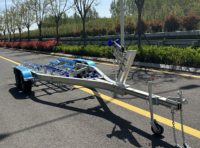 Remorque de bateau en aluminium de 22 pieds, fournie par l'usine, avec numéro VIN