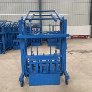 Máquina Manual de Alta Eficiencia para Fabricar Bloques de Cemento y Hormigón, Tamaño Pequeño, 400-120-200 mm, Ladrillos Huecos de Tres Orificios en Venta - Product Image 4