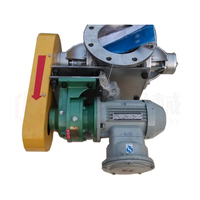 Vanne d'alimentation rotative à vis sans fin neuve, fournie directement par l'usine, pour usine de fabrication et restaurant, en acier inoxydable, garantie 1 an
