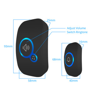 Livraison rapide Sonnette sans fil <span class=keywords><strong>M557</strong></span> Étanche 32 sonneries Installation facile Sonnette intelligente longue portée - Product Image 6
