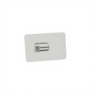 ตะขอแขวนผ้าม่านแบบเคลื่อนย้ายได้ ไม่ทำลายผนัง ขนาด 5.1*6.8 ซม. รูปทรงสี่เหลี่ยม - Product Image 1