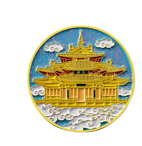 Fábrica de monedas de oro y plata, aleación de Zinc, moneda de libra de Metal, diseño personalizado, colección de monedas esmaltadas para Soucenir - Product Image 2