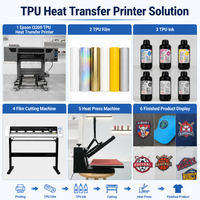 Impresora de Etiquetas de Transferencia de Calor de Silicona 3D UV DTF XINMEI A1 para Camisetas, Impresión de Parches de TPU, Impresora de Transferencia de Calor de Silicona 3D