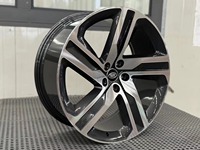 Jantes forgées usinées Yufei à 5 branches, 24 pouces, 5x120, noir mat avec face argentée, pour Land Rover Range Rover L405 L460 Sport