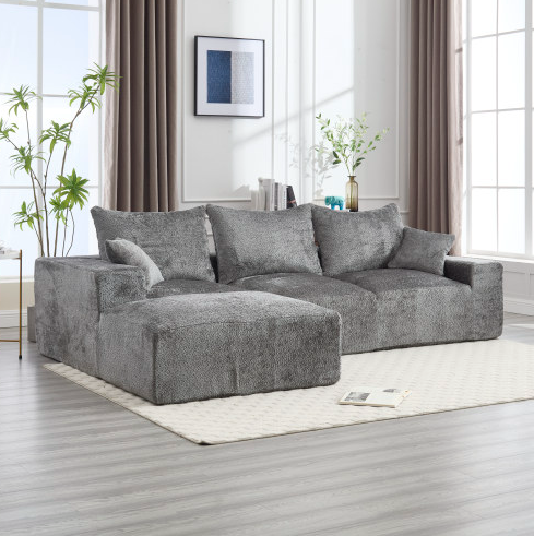 Gris + Chenille + 3 places