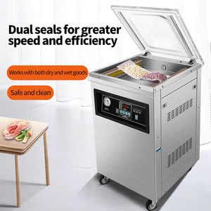 เครื่องซีลสูญญากาศแบบห้องเดียว ฝาใส <span class=keywords><strong>ซีล</strong></span>สองชั้น สำหรับอาหารแห้ง อาหารเปียก ผง ของเหลว อาหารทะเล ธัญพืช อาหารหมักดอง - Product Image 5