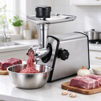 Hachoir à viande électrique en acier inoxydable 1600W avec anneau de verrouillage rapide |   2,5 kg/min Haute production OEM