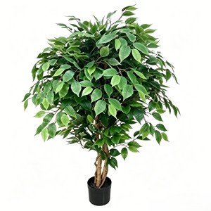 Wholesale Artificial Ficus Tree Banyan <b>Plant</b> Indoor Outdoor UV Protected Greenery for Home Office Garden Decor - Product Image 1
