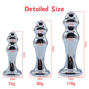 Sm Metal Anale Pluggen Anale Sieraden Anale Uitbreiding Masturbator Volwassen Passie Seksproducten - Product Image 5