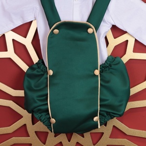 Vente en gros de vêtements de luxe pour bébés au design nouveau et personnalisé, vêtements à manches longues, salopet Lux moderne verte de haute qualité pour bébé garçon - Product Image 4