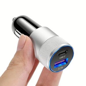 Usb Quick Car Charger Type C Pd <b>Fast</b> <b>Charging</b> Phone Car Adapter for Phone 15 14 13 12 11 Pro Max - Product Image 1
