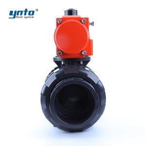 วาล์วบอล UPVC แบบควบคุมด้วยมอเตอร์ HDPE ปรับแต่งได้ DN10 พร้อมตัวกระตุ้นลมสำหรับระบบจ่ายน้ำ PNHP บอล OEM ระบบลมทั่วไป - Product Image 5