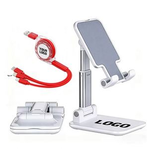 New Promo Gift Wholesale Portable Mobile Holder Foldable Adjustable Tablet Desktop Logo Phone <b>Stand</b> <b>for</b> <b>Desk</b> - Product Image 1