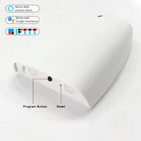 Persianas y Cortinas Motorizadas Horizontales DD7002B, Control por Wifi de 433MHz, Aplicación Inteligente y Puente para Alexa y Google Home, Cortina de Plástico
