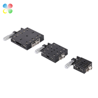 Plateforme de positionnement linéaire manuelle en aluminium C&K JCX-60-20H 60 mm axe X, table de micro-mesure pour laser diode