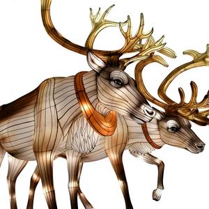 Faroles Chinos para el Festival del Medio Otoño, Luces LED para Parques Temáticos, Decoración de Diwali y Acción de Gracias, Impermeables, Duraderas, Colores Personalizados - Product Image 1