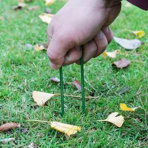 हरे कस्टम आकार गैल्वेनाइज्ड स्टील गार्डन स्टेपल यू आकार के परिदृश्य स्टेपल सोड नाखून - Product Image 5