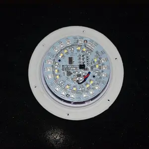 Luz de led recarregável com controle remoto, luz rgb recarregável regulável para lâmpada de bola de cubo