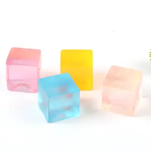 New Design Colorful Ice Cube Squishies Stress Relief Novelty Gag Fidget Toy