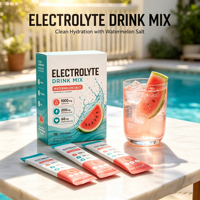 Poudre d'électrolytes sans sucre OEM, mélange de boissons, supplément énergétique de sodium, potassium, magnésium pour un style de vie actif, nutrition sportive