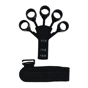 Venta al por mayor: Nuevo ejercitador de agarre elástico para dedos Flex Gripster, fortalecedor de manos con 6 niveles de resistencia, expansor de goma. - Product Image 2