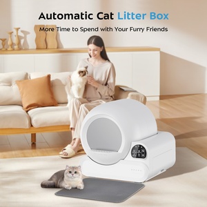 Caixa de Areia Inteligente para Gatos com Capacidade de <span class=keywords><strong>70L</strong></span>, Controle por Aplicativo, Autolimpante, Design Sem Poeira e Controle de Odor, Fácil de Limpar, 10kg - Product Image 2