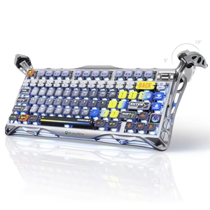 GravaStar Mercury K1 Pro Wireless Mechanical Gaming <b>Keyboard</b> 75% Layout RGB Customizable <b>Keyboard</b>, Hot-swappable Linear Switches - Product Image 1