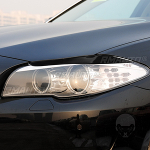 1 Par de Cubiertas Decorativas para Faros Delanteros Negros para BMW Serie 5 F10 2010 2011 2012 2013, Adhesivos para Automóviles, Cubiertas Decorativas para Faros Delanteros - Product Image 6