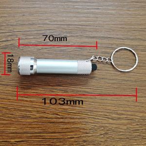 Fast Print Logo Mini <b>LED</b> Keyring <b>Flashlight</b> Aluminum Alloy Small <b>Flashlight</b> for Promotional Gift - Product Image 4