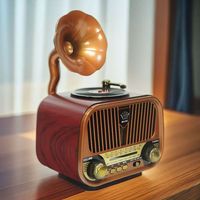 Radio AM/FM Epro Retro 1319BT/1318BT avec haut-parleur Bluetooth sans fil, lecteur MP3, scanner radio, recherche rapide et qualité stable