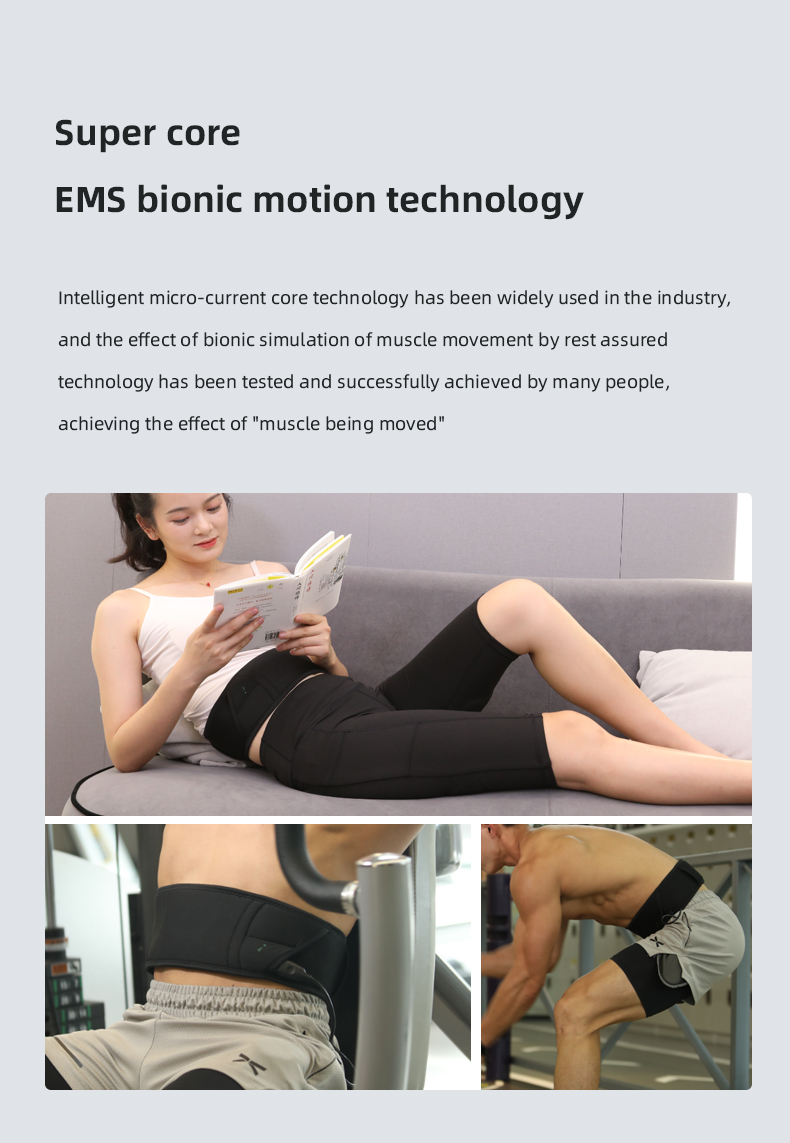 EMS Muscle Toner Anti Fatigue Arm shape Portable Home Stress Relief Machine Electric Plus Massage Wireless