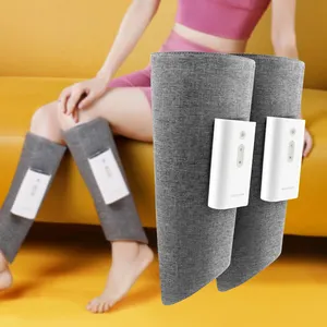 Taşınabilir hava basıncı bacak masaj makinesi masaj ısı bacaklar için sıkıştırma