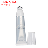 Tube en plastique ovale avec six rouleaux, tube de massage pour crème, lotion, cosmétiques
