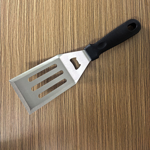 Stainless Steel Spatula Set 5 Piece With Rubber Handle For Baking Pancake BBQ Teppanyaki Cake Cooking Utensils - Product Image 4