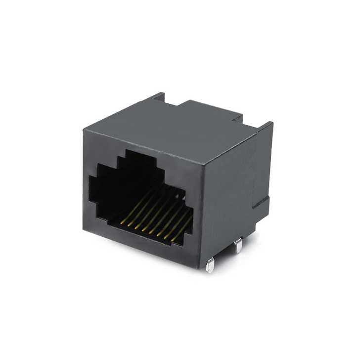 HAXN 8413 Ethernet RJ45 Connector 8P8C 1X1 W/O Shield Flat Pin with ...