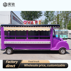 Remorque mobile personnalisée de chariot de nourriture de boulangerie utilisée pour la crème glacée de frites de restauration rapide de café de <span class=keywords><strong>hot</strong></span>-dog pour le camion de nourriture de rue de cave - Product Image 2
