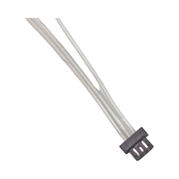 Harnais de câblage personnalisé avec connecteur Hirose DF52-3P-0.8C 3 broches à pas compact de 0,8 mm, fiche à sertir 1,5 A, fil isolé FEP, sans halogène, certifié UL C-UL