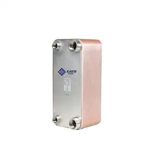 Water to Refrigerant Brazed Plate Heat Exchanger Supplier For Heat Source Cooling Such as laser uv etc