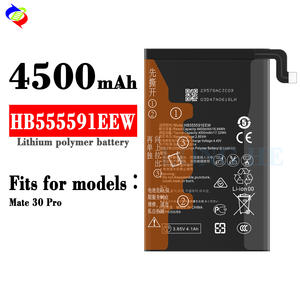 适用于华为 Mate 30 Pro 的可充电锂离子聚合物电池 HB555591EEW 4500mAh 3.85V - Product Image 1