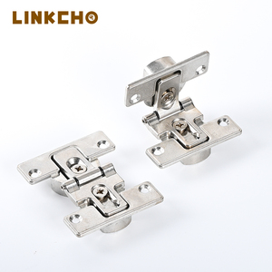 LINKCHOアメリカンスタイル3D調節可能パッセージドアヒンジソフトクロージングインワード内側オープニング折りたたみドアスプリング - Product Image 6