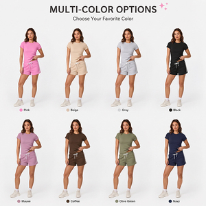 ผู้ผลิตเสื้อยืดคอกลมผ้าฝ้ายทรงพอดีตัวสำหรับผู้หญิง รับผลิตแบบ OEM ODM พร้อมสกรีนโลโก้ เสื้อยืดแขนสั้นแบบเรียบง่าย - Product Image 2