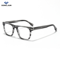 Nouvelle monture optique carrée tendance de créateur, vente en gros, lunettes personnalisées, monture en acétate, monture de lunettes
